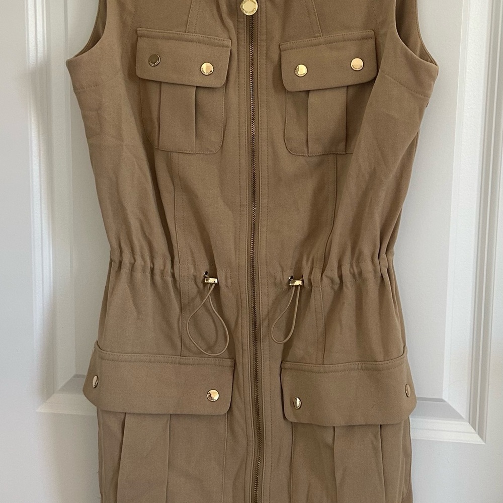 Calvin Klein Tan Collared Jacket